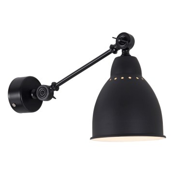 Brilagi - Lámpara de pared QUILL 1xE27/40W/230V 40 cm negra