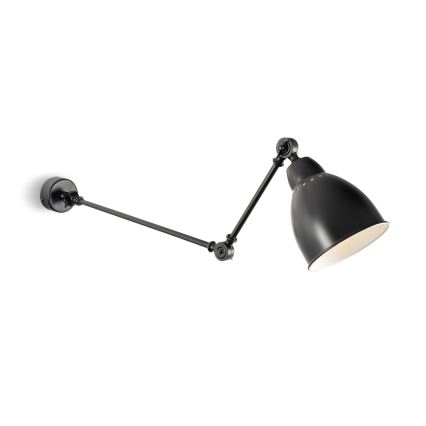 BRILAGI - Lámpara de pared QUILL 1xE27/40W/230V 83 cm negra