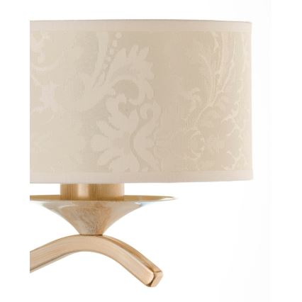 BRILAGI - Lámpara de pared SAPHIRE 1xE27/15W/230V crema/oro/pátina
