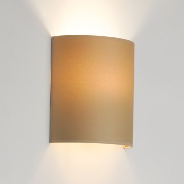 Brilagi - Lámpara de pared SEMI 1xE27/15W/230V diámetro 20 cm beige