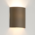 Brilagi - Lámpara de pared SEMI 1xE27/15W/230V diámetro 20 cm marrón