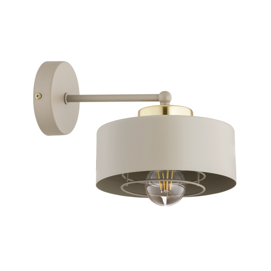 Brilagi - Lámpara de pared SPRING 1xE27/60W/230V beige/dorado