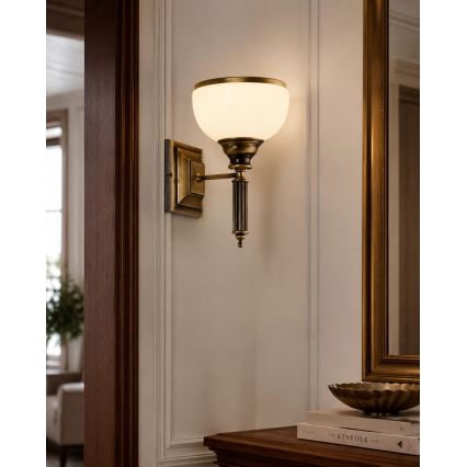 BRILAGI - Lámpara de pared TAURUS 1xE27/15W/230V bronce
