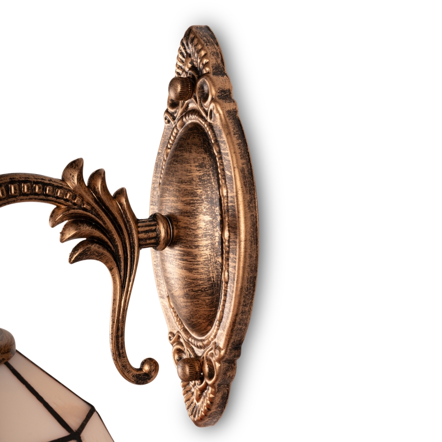 BRILAGI - Lámpara de pared Tiffany con vidriera SIENNA 1xE14/40W/230V