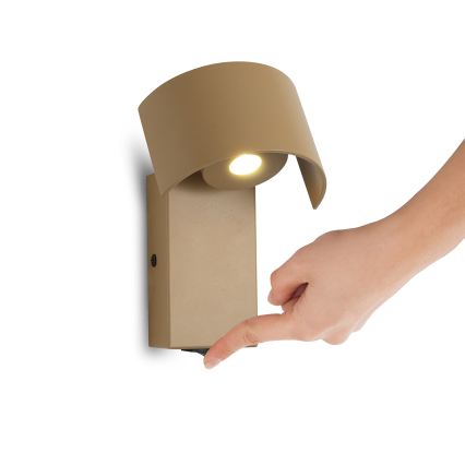 Brilagi - Lámpara de pared VASTO LED/3W/230V beige