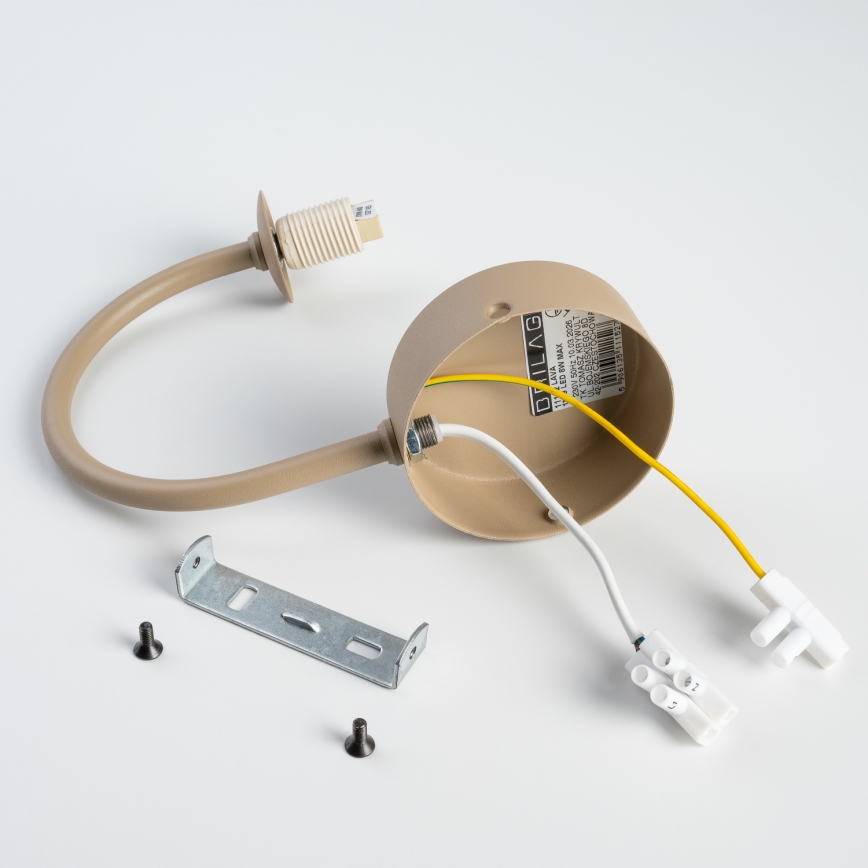 BRILAGI - Lámpara de pared VULCANO 1xG9/8W/230V beige/ahumado