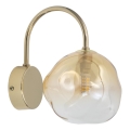 Brilagi - Lámpara de pared VULCANO 1xG9/8W/230V dorada/beige ahumada
