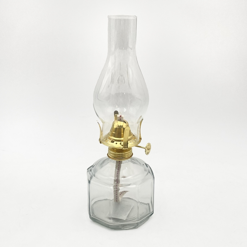 Brilagi - Lámpara de petróleo MERLIN transparente