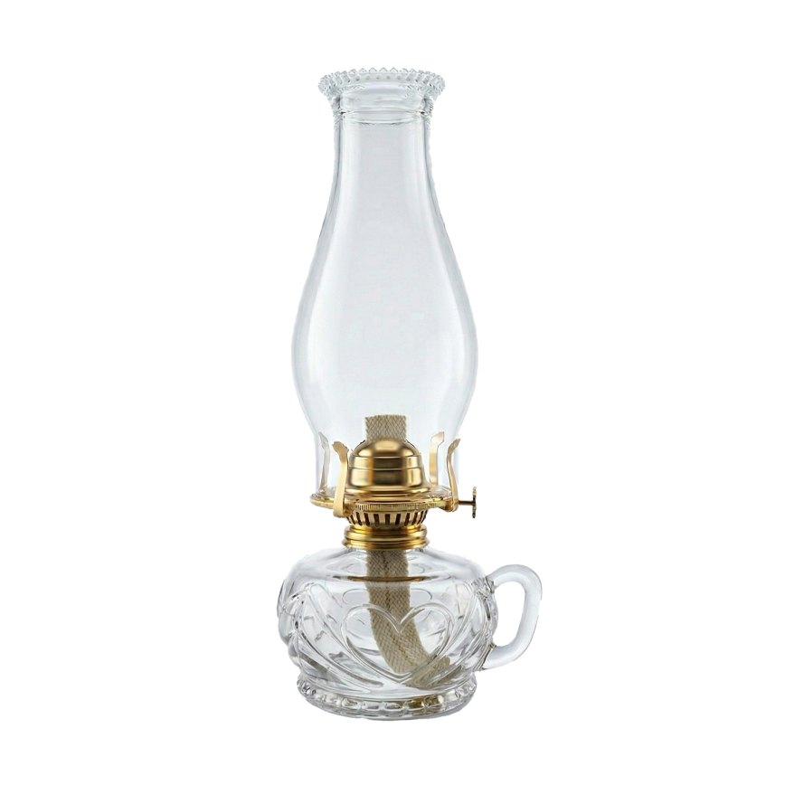 Brilagi - Lámpara de petróleo MERLIN transparente