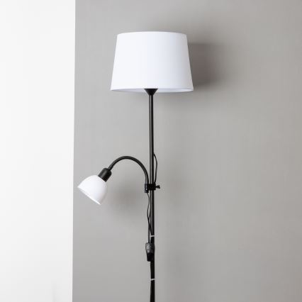 BRILAGI - Lámpara de pie CERIA 1xE27/100W/230V + 1xE14/25W negro/blanco