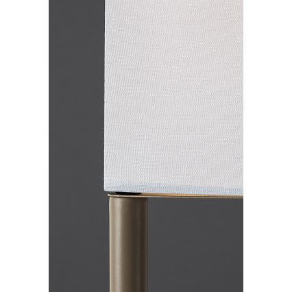 Brilagi - Lámpara de pie con repisas GRADUS 1xE27/40W/230V 150 cm gris/beige