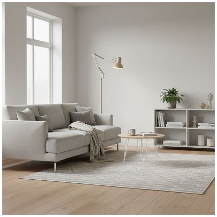 Brilagi - Lámpara de pie flexible TASKER 1xE27/60W/230V 184 cm beige