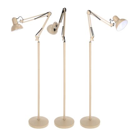 BRILAGI - Lámpara de pie flexible TASKER 1xE27/60W/230V 184 cm beige