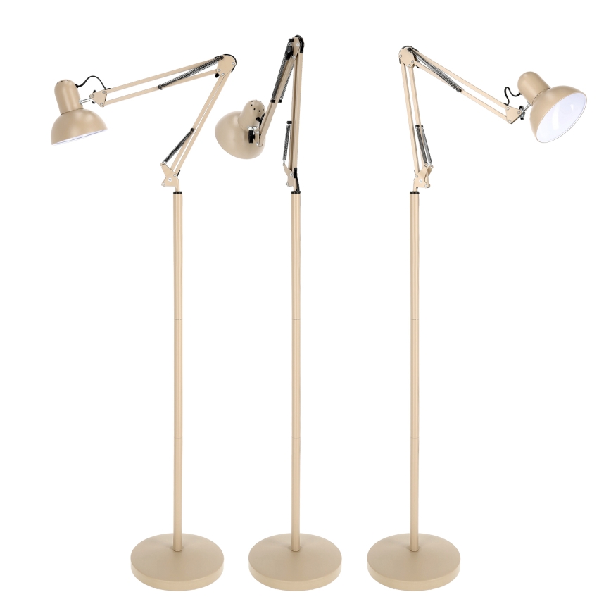 BRILAGI - Lámpara de pie flexible TASKER 1xE27/60W/230V 184 cm beige
