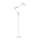 Brilagi - Lámpara de pie flexible TASKER 1xE27/60W/230V 184 cm blanca