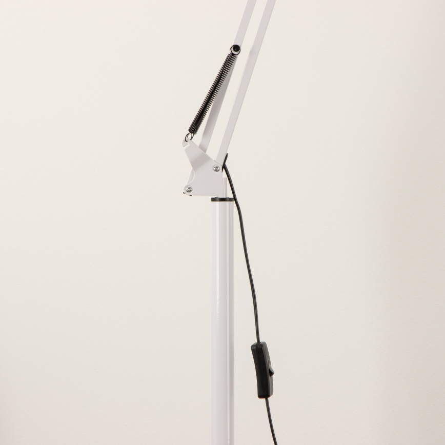 BRILAGI - Lámpara de pie flexible TASKER 1xE27/60W/230V 184 cm blanca