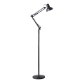 Brilagi - Lámpara de pie flexible TASKER 1xE27/60W/230V 184 cm negra