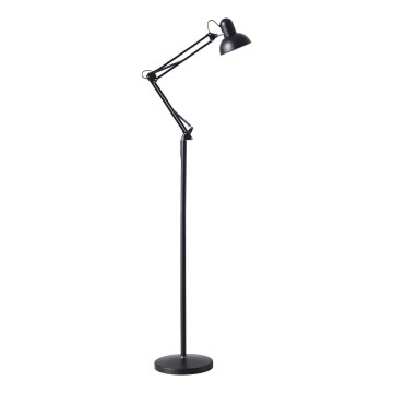 Brilagi - Lámpara de pie flexible TASKER 1xE27/60W/230V 184 cm negra