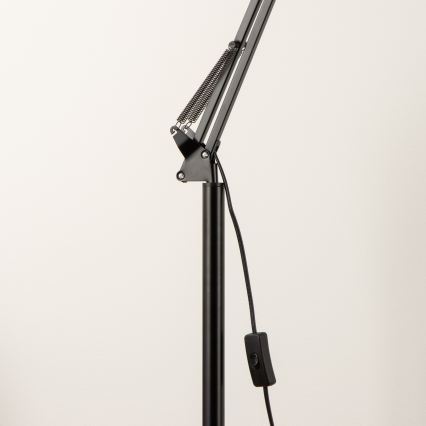 BRILAGI - Lámpara de pie flexible TASKER 1xE27/60W/230V 184 cm negra