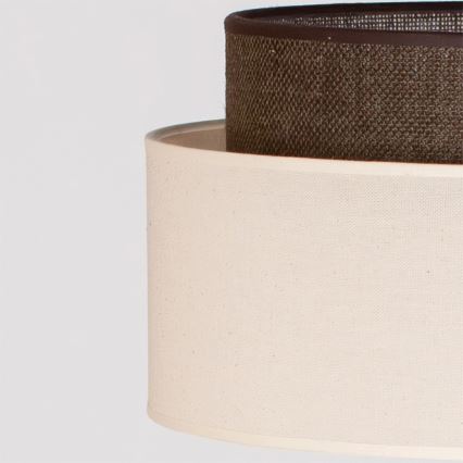 Brilagi - Lámpara de pie LED BOHO STYLE 1xE27/15W/230V crema/marrón