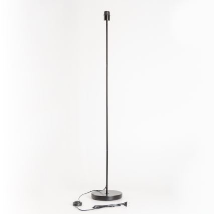 Brilagi - Lámpara de pie LED CERIA 1x E27/40W/230V Ø 25 cm bambú/negro