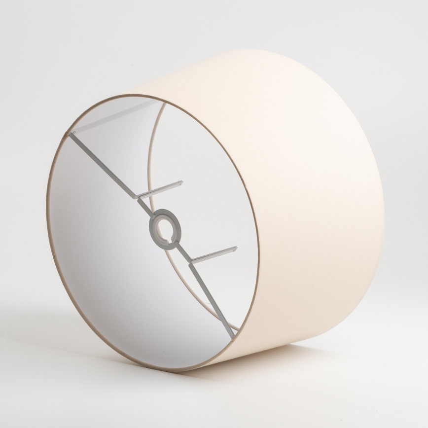 Brilagi - Lámpara de pie LED CERIA 1xE27/40W/230V, diámetro 45 cm, beige/blanco
