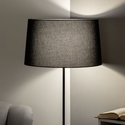 Brilagi - Lámpara de pie LED CERIA 1xE27/40W/230V pr. 45 cm negra