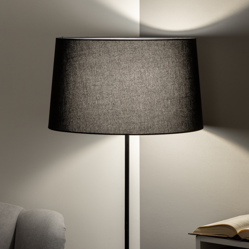 Brilagi - Lámpara de pie LED CERIA 1xE27/40W/230V pr. 45 cm negra
