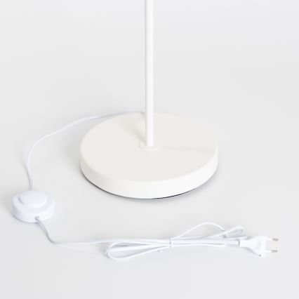 Brilagi - Lámpara de pie LED CERIA 1xE27/40W/230V Ø 20,5 cm gris/blanco