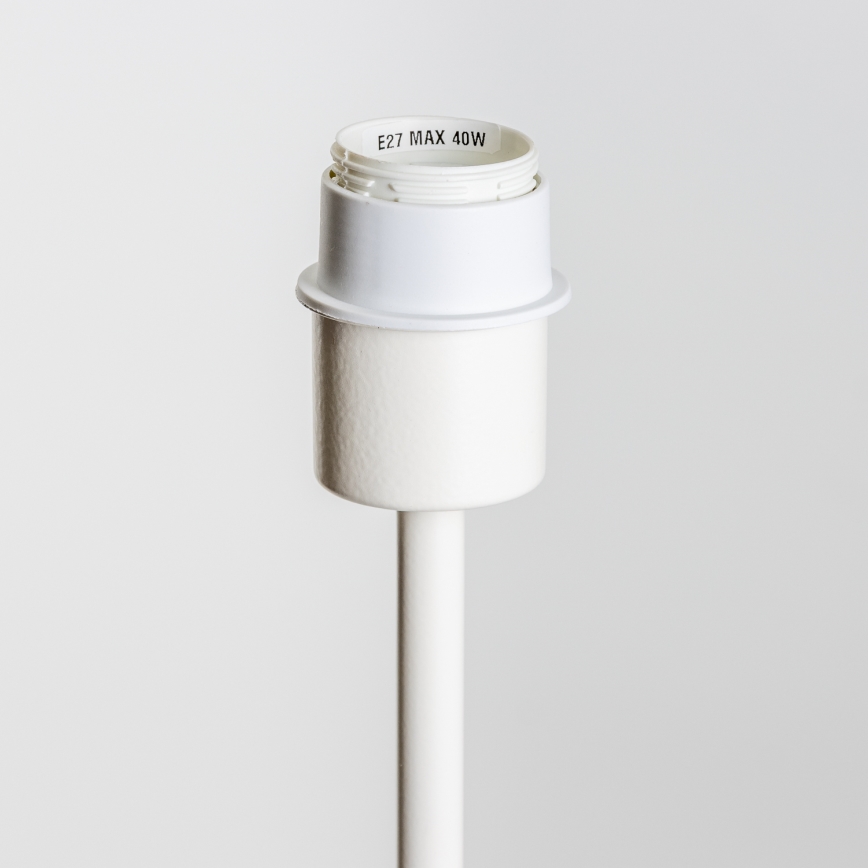 Brilagi - Lámpara de pie LED CERIA 1xE27/40W/230V Ø 20,5 cm gris/blanco