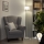 Brilagi - Lámpara de pie LED CERIA 1xE27/40W/230V Ø 25 cm blanca