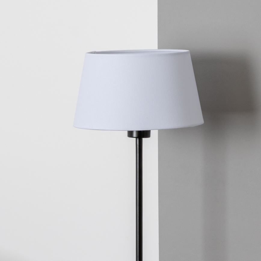 Brilagi - Lámpara de pie LED CERIA 1xE27/40W/230V Ø 25 cm blanca/negra