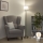 Brilagi - Lámpara de pie LED CERIA 1xE27/40W/230V Ø 25 cm blanco/cromo mate