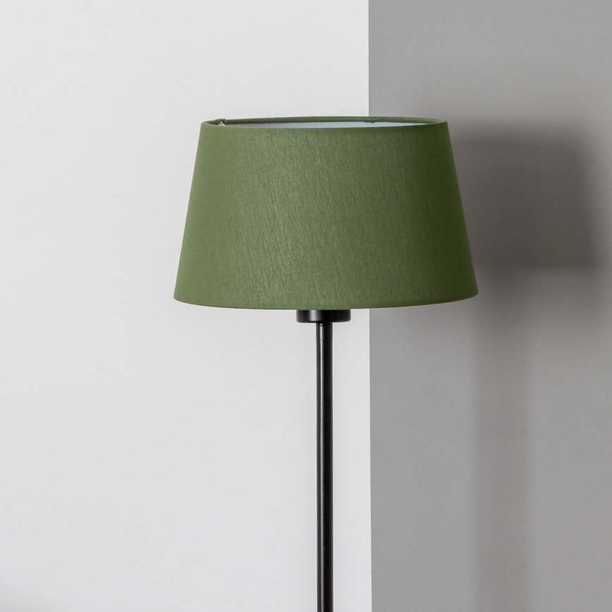 Brilagi - Lámpara de pie LED CERIA 1xE27/40W/230V Ø 25 cm verde/negro