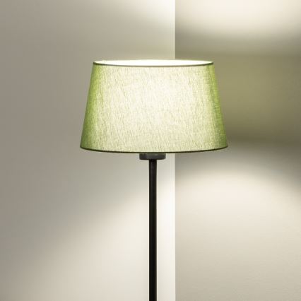 Brilagi - Lámpara de pie LED CERIA 1xE27/40W/230V Ø 25 cm verde/negro