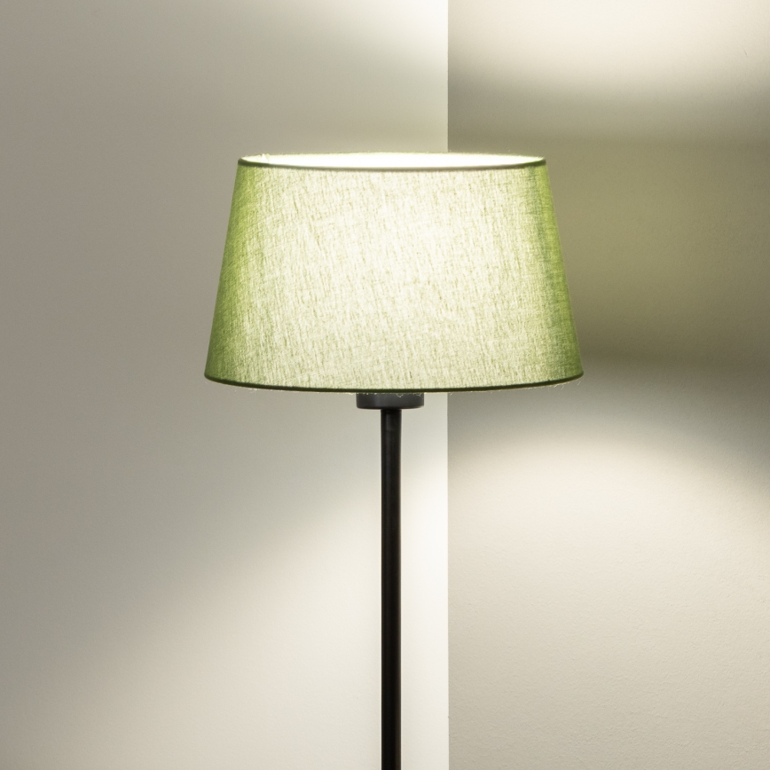 Brilagi - Lámpara de pie LED CERIA 1xE27/40W/230V Ø 25 cm verde/negro