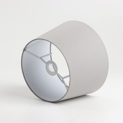 Brilagi - Lámpara de pie LED CERIA 1xE27/40W/230V Ø 30 cm gris/blanco