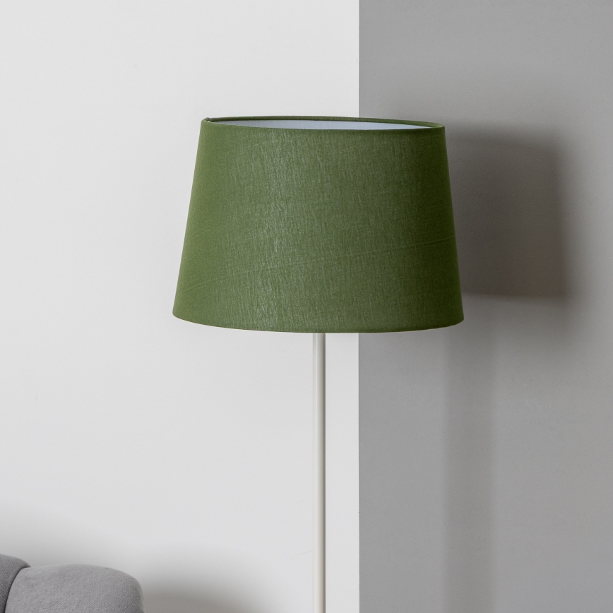 Brilagi - Lámpara de pie LED CERIA 1xE27/40W/230V Ø 30 cm verde/blanco
