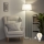 Brilagi - Lámpara de pie LED CERIA 1xE27/40W/230V Ø 45 cm blanca