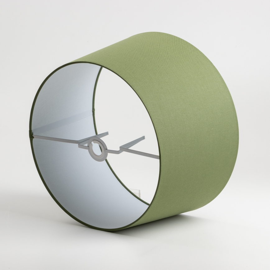 Brilagi - Lámpara de pie LED CERIA 1xE27/40W/230V Ø 45 cm verde/cromo mate