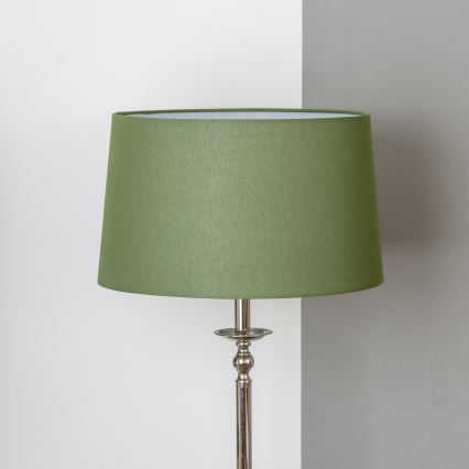 Brilagi - Lámpara de pie LED CERIA 1xE27/60W/230V diámetro 45 cm cromado brillante/verde