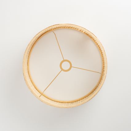 Brilagi - Lámpara de pie LED CERIA 1xE27/60W/230V Ø 40 cm beige