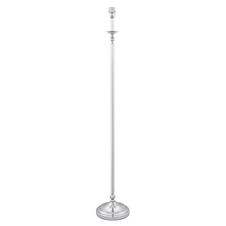 Brilagi - Lámpara de pie LED CERIA 1xE27/60W/230V Ø 45 cm cromo brillante/beige