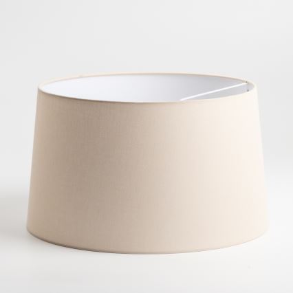 Brilagi - Lámpara de pie LED CERIA 1xE27/60W/230V Ø 45 cm cromo brillante/beige