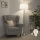 Brilagi - Lámpara de pie LED CERIA 1xE27/60W/230V Ø 45 cm cromo brillante/blanco