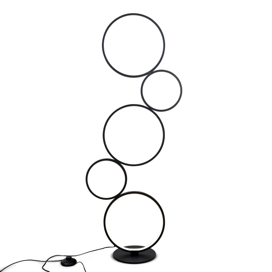 BRILAGI - Lámpara de pie LED ECHO LED/36W/230V 4000K 110 cm negra