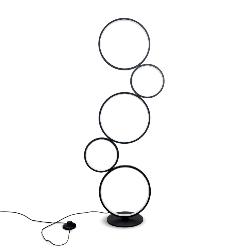 BRILAGI - Lámpara de pie LED ECHO LED/36W/230V 4000K 110 cm negra