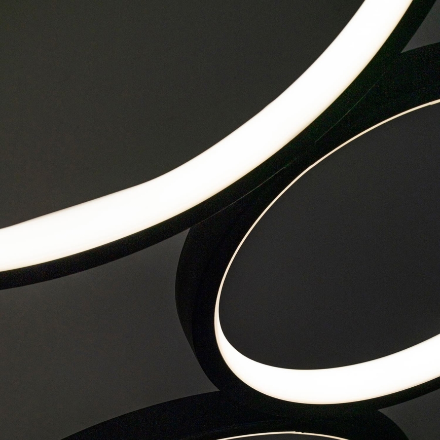 BRILAGI - Lámpara de pie LED ECHO LED/36W/230V 4000K 110 cm negra