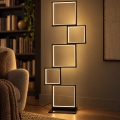 BRILAGI - Lámpara de pie LED SHIFT, 36 W, 230 V, 4000 K, 123 cm, negra