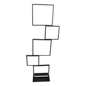 Brilagi - Lámpara de pie LED SHIFT, 36 W, 230 V, 4000 K, 123 cm, negra